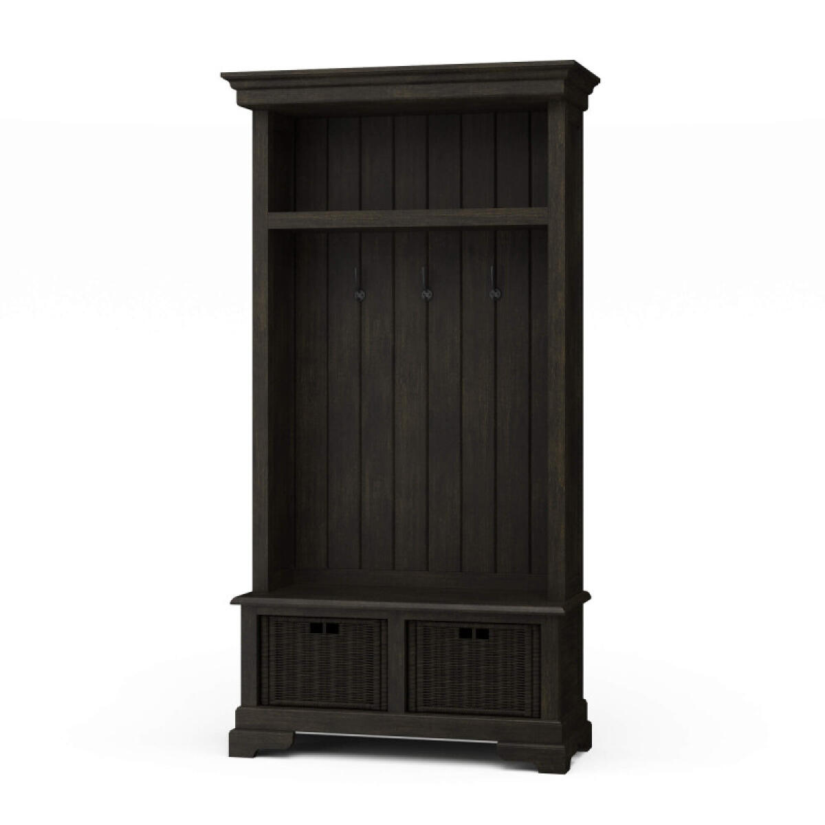 35f5a8c84babc626f49597b4daa99036 Homestead Hallstand W/ Rattan Baskets - Image 1