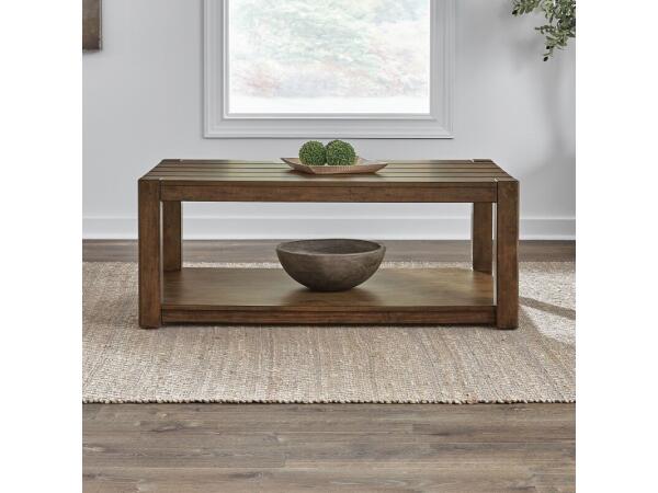 Broadmore Rectangular Cocktail Table Cocktail & Coffee Tables Brown
