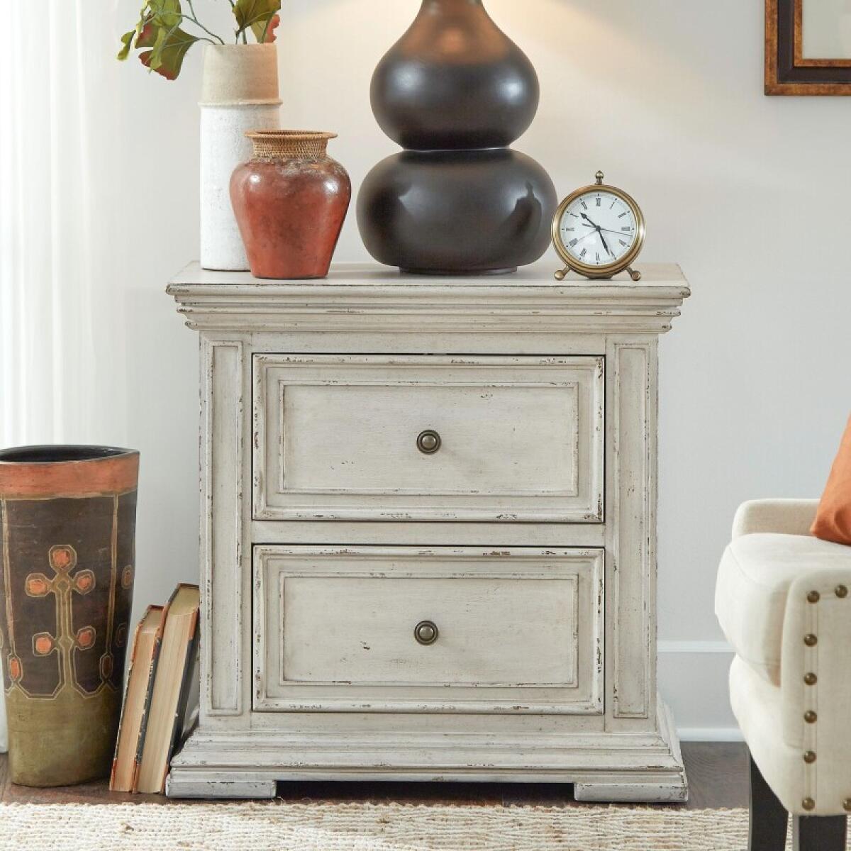 3603b2f47ffd3d42f1620b304780b66e Big Valley 2 Drawer Night Stand w/ Charging Station - Image 1