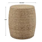 Resort Accent Stool, Natural - Image 5