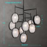 Maxin, 9 Lt Chandelier - Image 9
