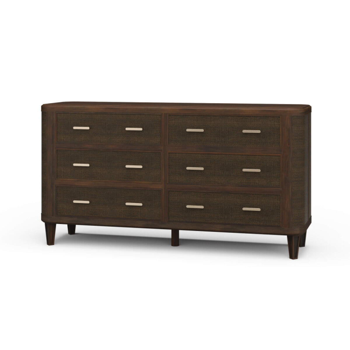 369023b93a9817800a3c5ceac56a4e60 Lexington 6 Drawer Dresser W/ Rattan - Image 1