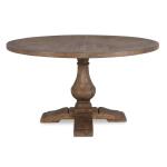 Round Chairside Table Chairside Tables Brown 8