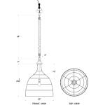 Hampton Rattan Pendant Large - Image 2
