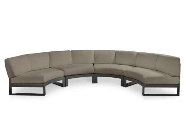 Bonavista Outdoor Curved Armless Sectional Outdoor Sofas Bassett Furniture