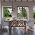 Bilboa Slipcovered Arm Dining Chair - Image 3