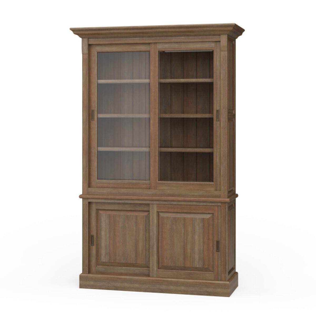 36b4d909d3eccff48f35a352b0fc11e9 Hudson 88'' Bookcase W/ 2 Sliding Doors - Image 1