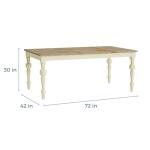 HideAway Solid Maple Rectangle Dining Table - Image 5
