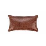 Leather Kona Brown Pillow