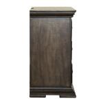 Big Valley Bedside Chest w/ Charging Station Nightstands Brown 14