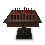 Gloucester Chess Table W/ Drawer - Image 7