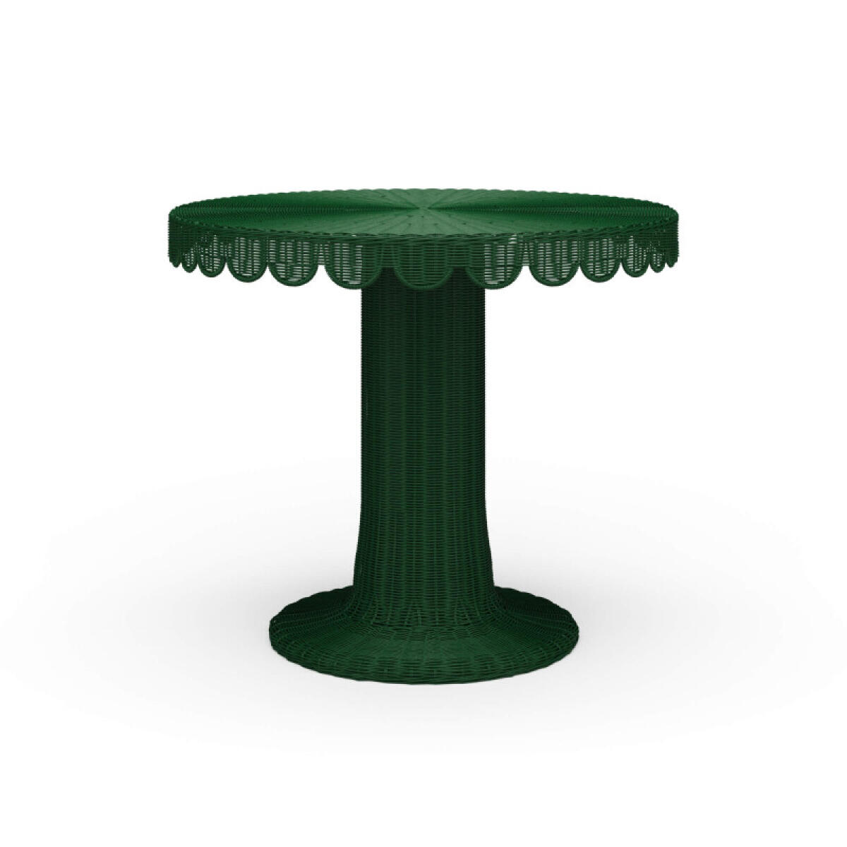 3728ddbe7e919a8b026a849c56200713 Scalloped Round Bistro Table - Image 1