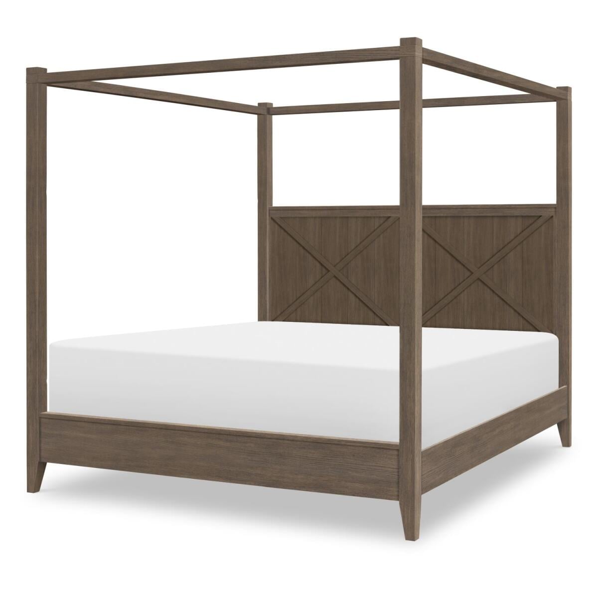 372f6964e526e63dd22f94718cbc0e13 Complete Canopy Bed Ca King 6/0 Cocoa TY4422-5007K - Image 1