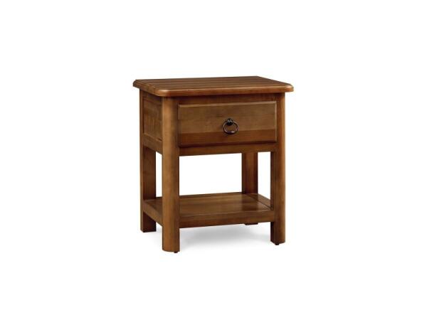 Heritage Bedside Table Nightstands Auburn Maple