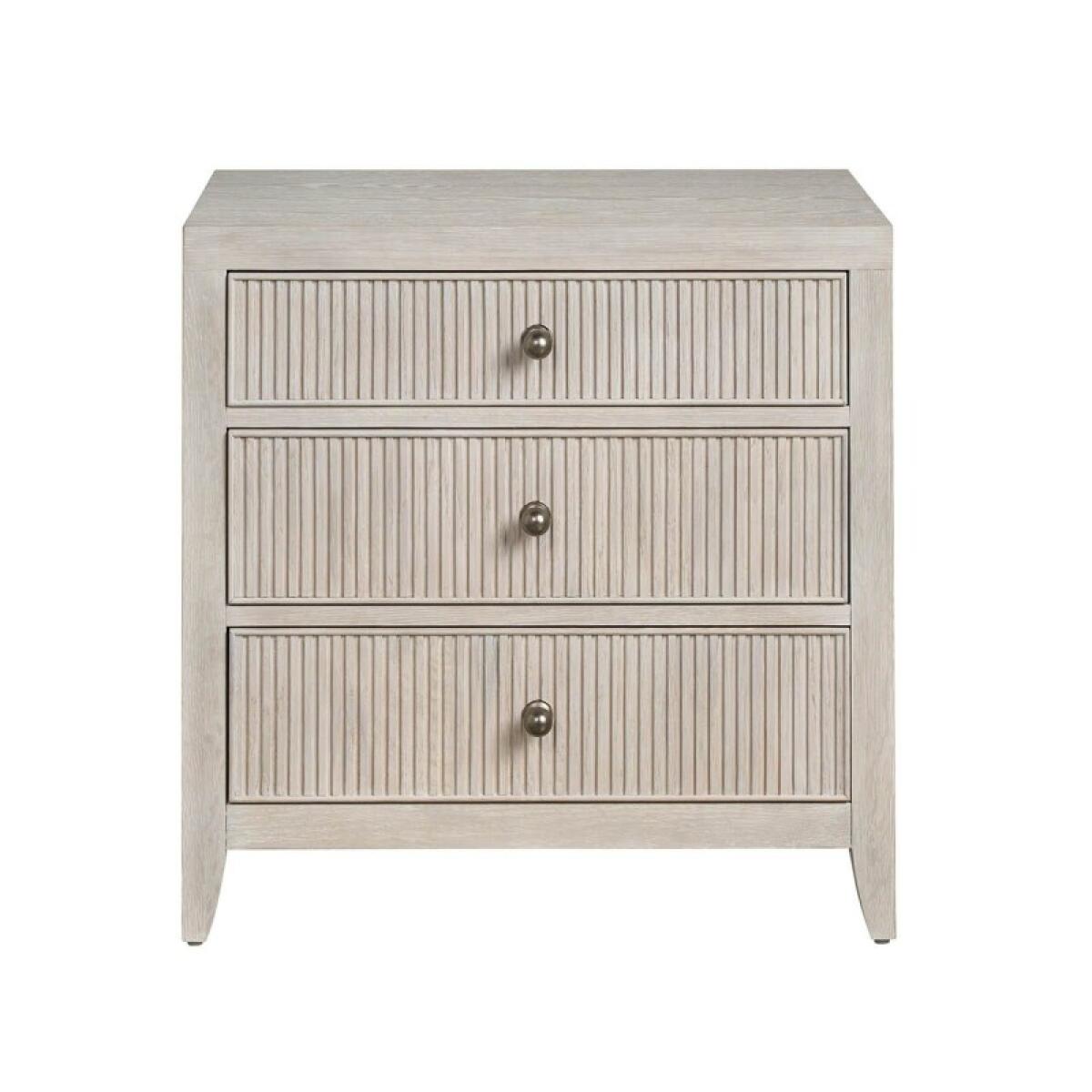 Avaline Carmen Three Drawer Nightstand Nightstands Cream 2 Avaline Carmen Three Drawer Nightstand Nightstands Cream 2