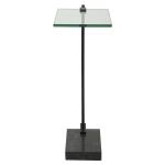Butler Accent Table, Black Chairside Tables Black 17