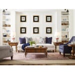 Maxwell Leather Barrel Back Swivel Glider Chairs Bassett Furniture 13