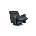 Hudson Leather Track Arm Swivel Glider Power Recliner Recliners Bassett Furniture 14