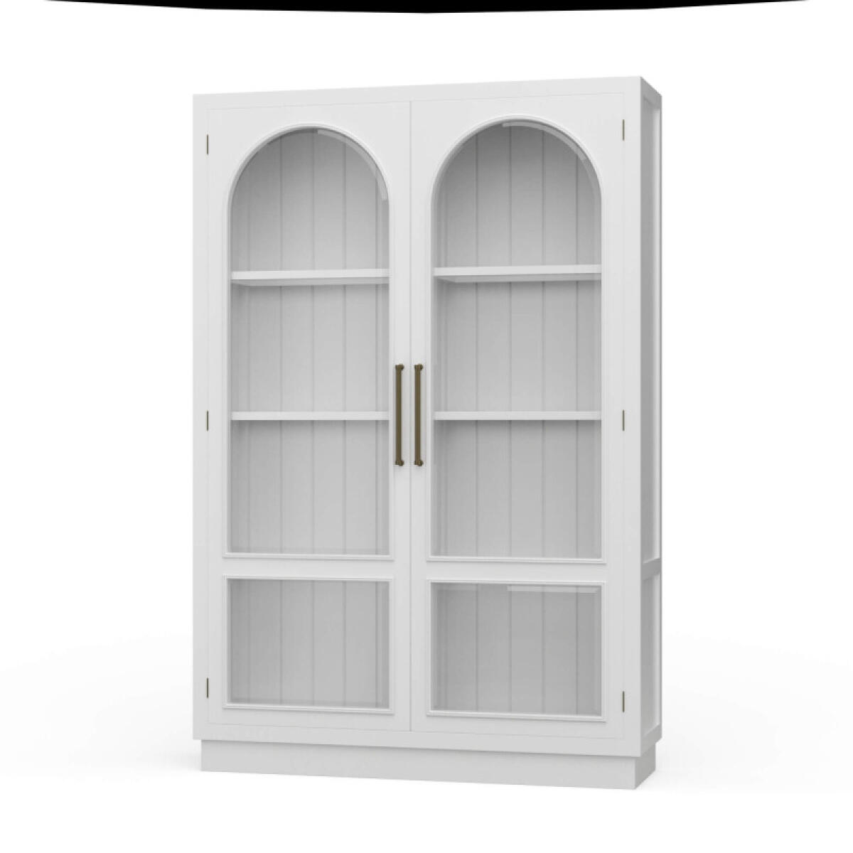 37ba4ee9b9e7afdce71f6f933711c895 Vannes 2 Door Display Cabinet W/ Glass Shelves - Image 1