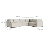 Beckham Modular U-Shaped Sectional - Image 4