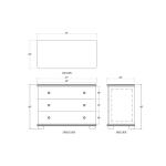 Luna 3 Drawer Dresser - Image 9