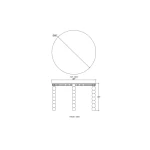 Cholet Round Dining Table - Image 3