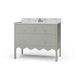 Chloe Single Vanity W/ Sink & Marble Top - Image 3