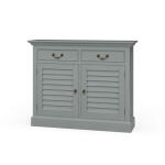 Shutter Narrow Sideboard Dining Storage Blue 15