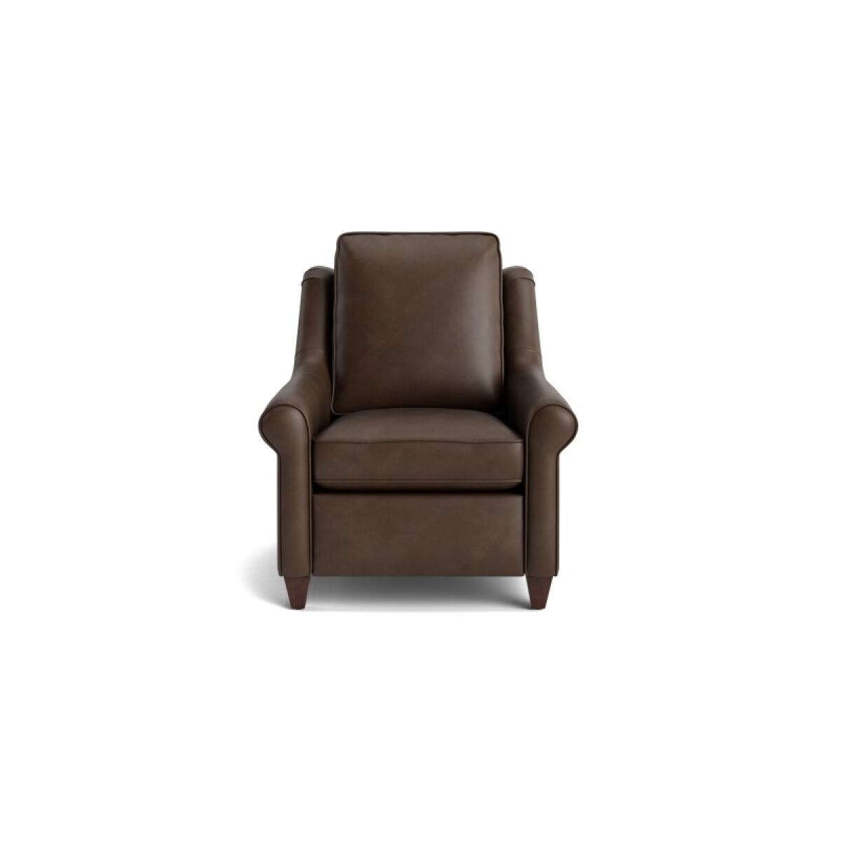 38a6ad4317bab9a542d7fa9442862a7c Magnificent Motion Leather Roll Arm Power Wall Recliner - Image 1