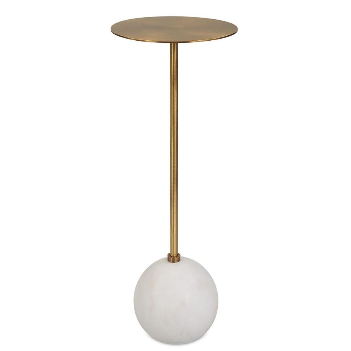 38a8076f4336132c68698d39bfddbbc1 Gimlet Drink Table, White - Image 1