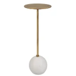 Gimlet Drink Table, White Chairside Tables Chairside Tables 9