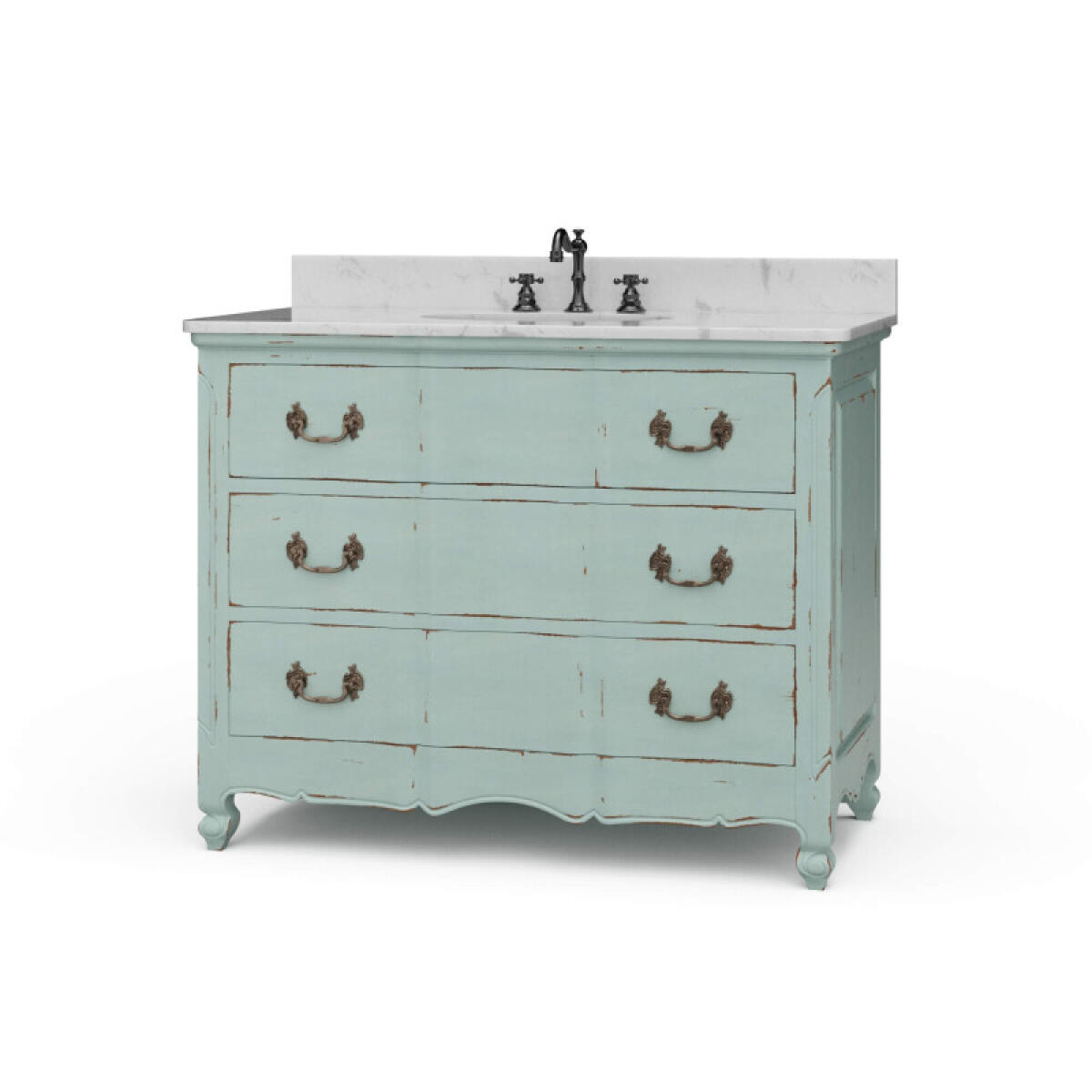 Provence Single Vanity W/ Sink & Marble Top Accent Furniture Accent Furniture 2 Provence Single Vanity W/ Sink & Marble Top Accent Furniture Accent Furniture 2