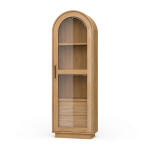 Vannes Single Door Display Cabinet