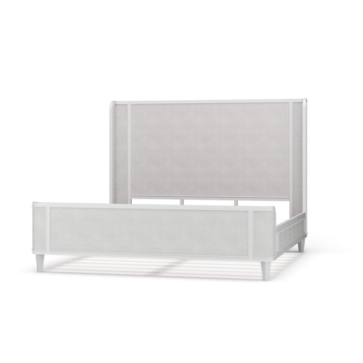 3960fd0d9d0df56579543c1ffb521af4 Lexington Bed W/ Rattan - Image 1