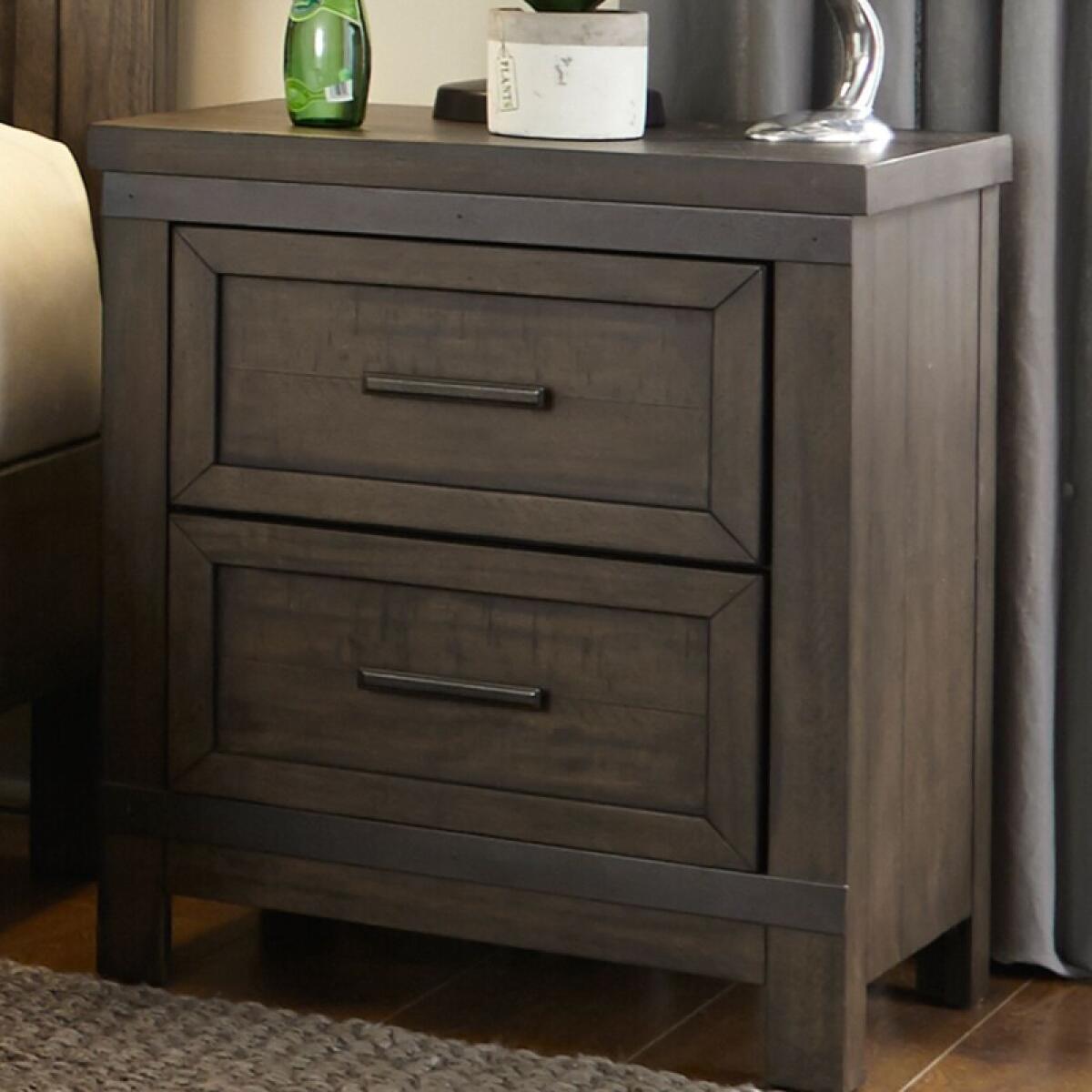 39666652bb1c61f70122bc7b465c957e Thornwood Hills 2 Drawer Night Stand - Image 1