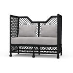 Rabana High Back Rattan Loveseat