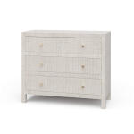 Kagu 3 Drawer Dresser W/ Rattan