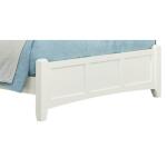 Bonanza Full, Queen & King Mansion Bed - White Finish - Image 4