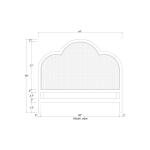 Chloe Headboard W/ Rattan - Image 3