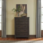 Thornwood Hills King Bookcase Bed, Dresser & Mirror, Chest - Image 5