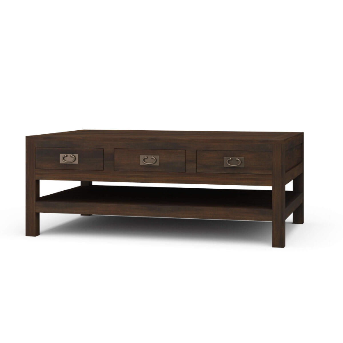 39dc887c5c683f07848bb930195f26e4 Kagu 6 Drawer Coffee Table W/ Shelf - Image 1