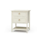 Cholet 2 Drawer Bedside Table W/ Shelf