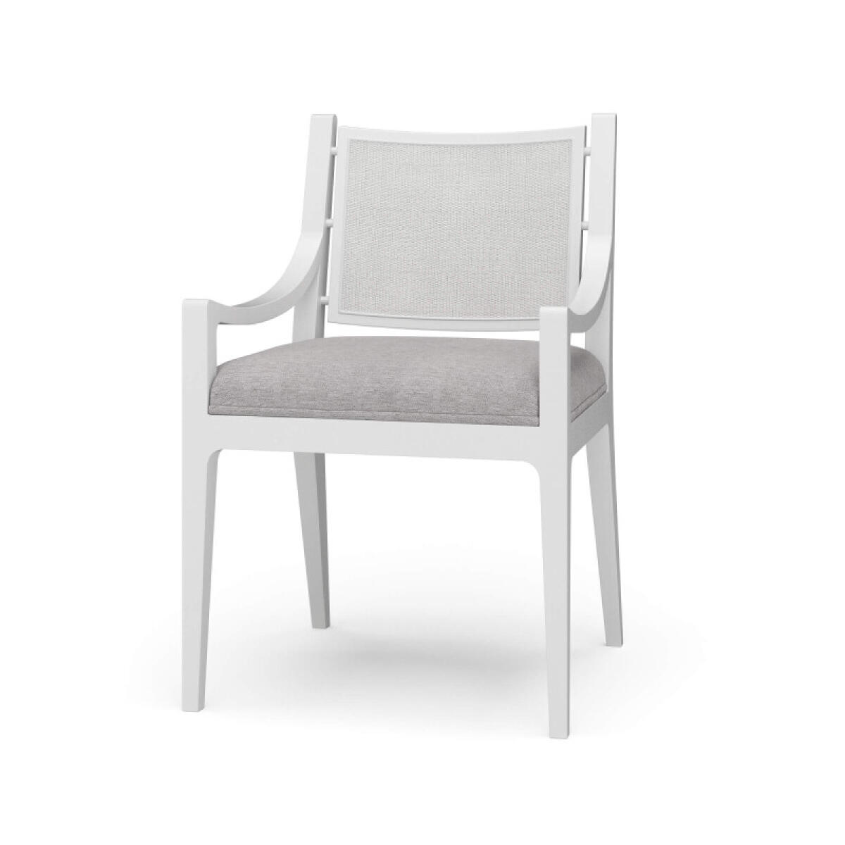 3a04962d3a2a8fbf25d5c090aa4f18bd Milano Dining Chair W/ Upholstered Seat & Rattan Back - Image 1