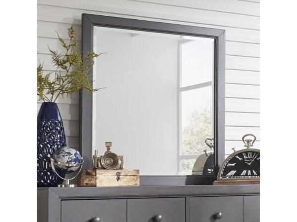 Cottage View Mirror Bedroom Mirrors Dark Gray