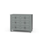 Savannah Dresser 3 Drawer Dressers Blue 8