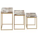 Torrento Marble Nesting Tables Table Sets Cocktail Tables 9