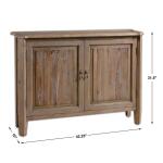 Altair 2 Door Cabinet Dining Storage Brown 17