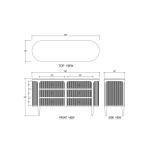 Regent 6 Drawer Dresser - Image 7