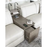 Wood Bookcase Console