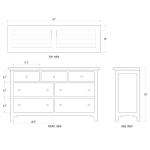 Aries 7 Drawer Dresser Dressers Bramble 9